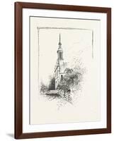 Old Church at Iberville, Canada, Nineteenth Century-null-Framed Giclee Print