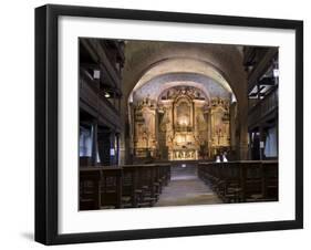 Old Church in St. Etienne De Baigorry, Basque Country, Pyrenees-Atlantiques, Aquitaine, France-R H Productions-Framed Photographic Print