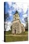 Old Church in the Small Village of Benz-Jorg Hackemann-Stretched Canvas
