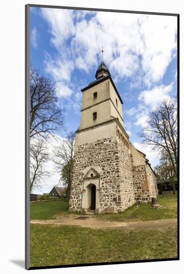 Old Church in the Small Village of Benz-Jorg Hackemann-Mounted Photographic Print