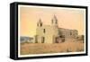 Old Church, Isleta Pueblo, New Mexico-null-Framed Stretched Canvas