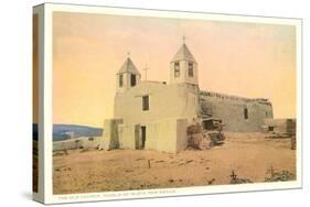 Old Church, Isleta Pueblo, New Mexico-null-Stretched Canvas