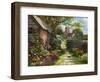 Old Church Path-Dominic Davison-Framed Art Print