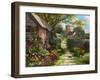 Old Church Path-Dominic Davison-Framed Art Print