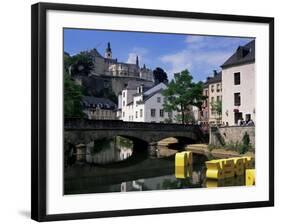 Old City and River, Luxembourg City, Luxembourg-Gavin Hellier-Framed Photographic Print