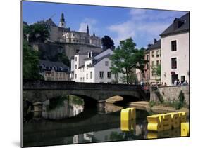 Old City and River, Luxembourg City, Luxembourg-Gavin Hellier-Mounted Photographic Print