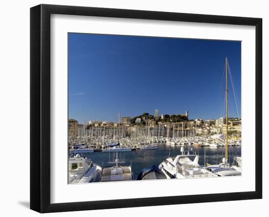 Old City and Tourist Harbour, Cannes, Alpes-Maritimes, Provence, French Riviera, France-Sergio Pitamitz-Framed Photographic Print