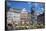 Old City Center Market, Fountain, Frankfurt, Hessen, Germany-Jim Engelbrecht-Framed Stretched Canvas