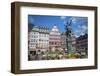 Old City Center Market, Fountain, Frankfurt, Hessen, Germany-Jim Engelbrecht-Framed Photographic Print