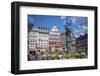 Old City Center Market, Fountain, Frankfurt, Hessen, Germany-Jim Engelbrecht-Framed Photographic Print