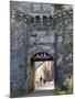 Old City Gate, Vezelay, Burgundy, France, Europe-Nick Servian-Mounted Photographic Print