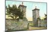 Old City Gates, St. Augustine, Florida-null-Mounted Art Print