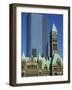 Old City Hall and Modern Skyscraper, Toronto, Ontario, Canada, North America-Hans Peter Merten-Framed Photographic Print