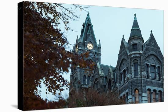 Old City Hall in Downtonw of Richmond-benkrut-Stretched Canvas