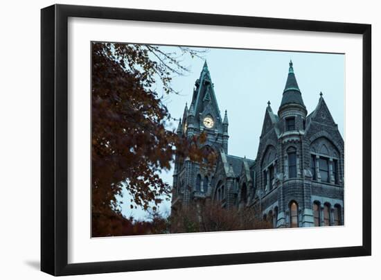 Old City Hall in Downtonw of Richmond-benkrut-Framed Photographic Print