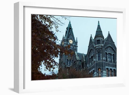 Old City Hall in Downtonw of Richmond-benkrut-Framed Photographic Print