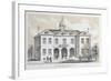 Old City Hall, New York, in 1776, from 'Valentine's Manual', Engraved by George Hayward, 1856-David Grim-Framed Giclee Print