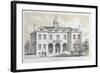 Old City Hall, New York, in 1776, from 'Valentine's Manual', Engraved by George Hayward, 1856-David Grim-Framed Giclee Print