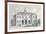 Old City Hall, New York, in 1776, from 'Valentine's Manual', Engraved by George Hayward, 1856-David Grim-Framed Giclee Print