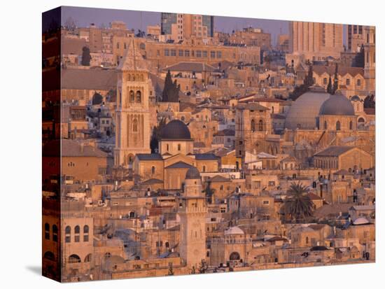 Old City of Jerusalem, Israel-Jon Arnold-Stretched Canvas