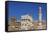 Old City of Sanaa, UNESCO World Heritage Site, Yemen, Middle East-Bruno Morandi-Framed Stretched Canvas