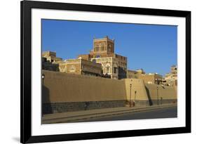 Old City of Sanaa, UNESCO World Heritage Site, Yemen, Middle East-Bruno Morandi-Framed Photographic Print