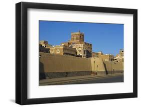 Old City of Sanaa, UNESCO World Heritage Site, Yemen, Middle East-Bruno Morandi-Framed Photographic Print