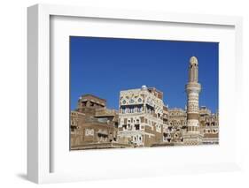 Old City of Sanaa, UNESCO World Heritage Site, Yemen, Middle East-Bruno Morandi-Framed Photographic Print