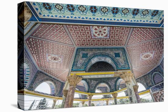 Old City, Temple Mount, Detail of the Dome of the Chain-Massimo Borchi-Stretched Canvas