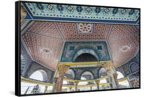 Old City, Temple Mount, Detail of the Dome of the Chain-Massimo Borchi-Framed Stretched Canvas