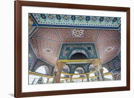 Old City, Temple Mount, Detail of the Dome of the Chain-Massimo Borchi-Framed Photographic Print