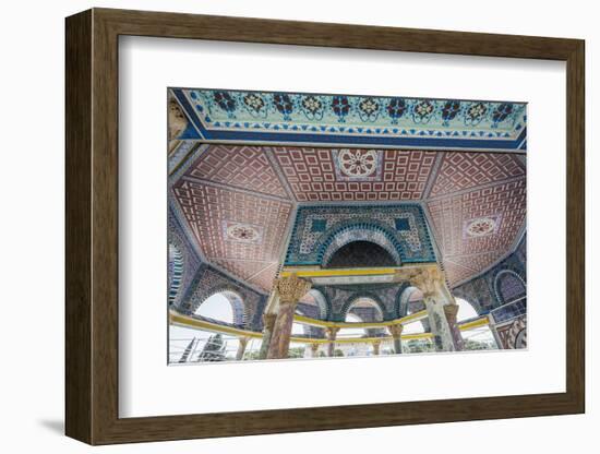 Old City, Temple Mount, Detail of the Dome of the Chain-Massimo Borchi-Framed Photographic Print