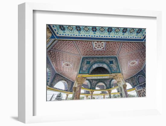 Old City, Temple Mount, Detail of the Dome of the Chain-Massimo Borchi-Framed Photographic Print