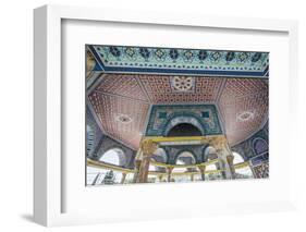 Old City, Temple Mount, Detail of the Dome of the Chain-Massimo Borchi-Framed Photographic Print