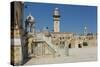 Old City, Temple Mount, the Summer Pulpit and a Minaret-Massimo Borchi-Stretched Canvas