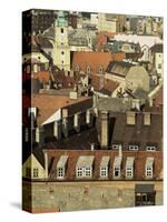 Old City Wall and City, Bratislava, Slovakia-Upperhall-Stretched Canvas