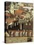 Old City Wall and City, Bratislava, Slovakia-Upperhall-Stretched Canvas