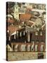 Old City Wall and City, Bratislava, Slovakia-Upperhall-Stretched Canvas
