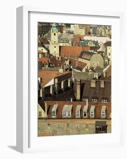 Old City Wall and City, Bratislava, Slovakia-Upperhall-Framed Photographic Print