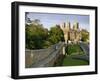 Old City Wall and York Minster, York, Yorkshire, England, United Kingdom, Europe-Scholey Peter-Framed Photographic Print