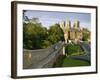 Old City Wall and York Minster, York, Yorkshire, England, United Kingdom, Europe-Scholey Peter-Framed Photographic Print
