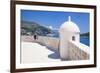 Old City walls and view of coast, Dubrovnik Old Town, UNESCO World Heritage Site, Dubrovnik, Dalmat-Neale Clark-Framed Photographic Print