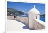 Old City walls and view of coast, Dubrovnik Old Town, UNESCO World Heritage Site, Dubrovnik, Dalmat-Neale Clark-Framed Photographic Print