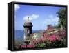 Old City Walls, Old San Juan, Puerto Rico-David Herbig-Framed Stretched Canvas