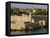 Old City Walls, Rhodes, Dodecanese, Greek Islands, Greece, Europe-Richardson Rolf-Framed Stretched Canvas