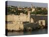 Old City Walls, Rhodes, Dodecanese, Greek Islands, Greece, Europe-Richardson Rolf-Stretched Canvas