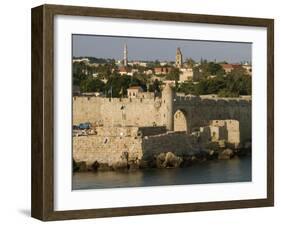 Old City Walls, Rhodes, Dodecanese, Greek Islands, Greece, Europe-Richardson Rolf-Framed Photographic Print