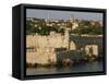 Old City Walls, Rhodes, Dodecanese, Greek Islands, Greece, Europe-Richardson Rolf-Framed Stretched Canvas