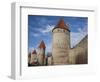 Old City Walls, Tallinn, Estonia-Walter Bibikow-Framed Photographic Print