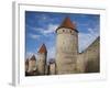 Old City Walls, Tallinn, Estonia-Walter Bibikow-Framed Photographic Print